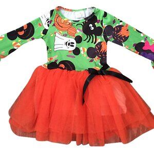 Little Toddler Girl Dress Kids Ghost Halloween Tulle Tutu Dress Outfit Spider